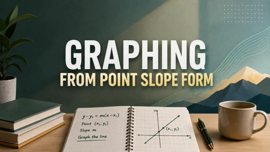 Graphing From Point Slope Form