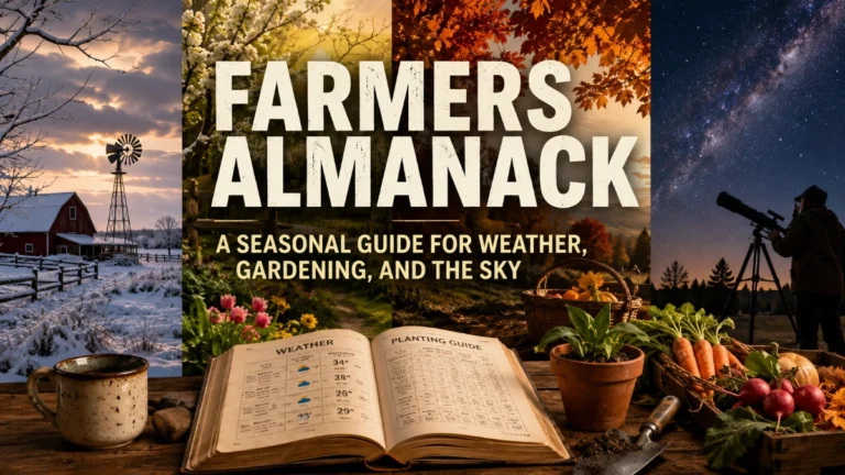 Farmers Almanack: A Seasonal Guide for Weather, Gardening, and the Sky