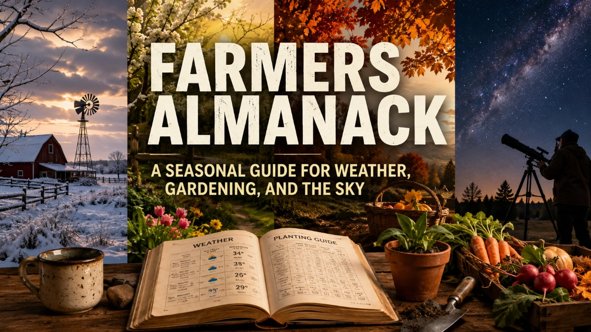 Farmers Almanack: A Seasonal Guide for Weather, Gardening, and the Sky