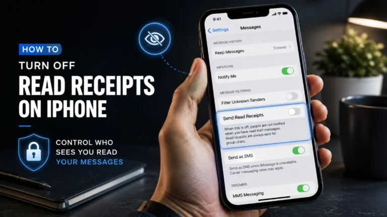 How to turn off read receipts iphone: Control Who Sees You Read Messages