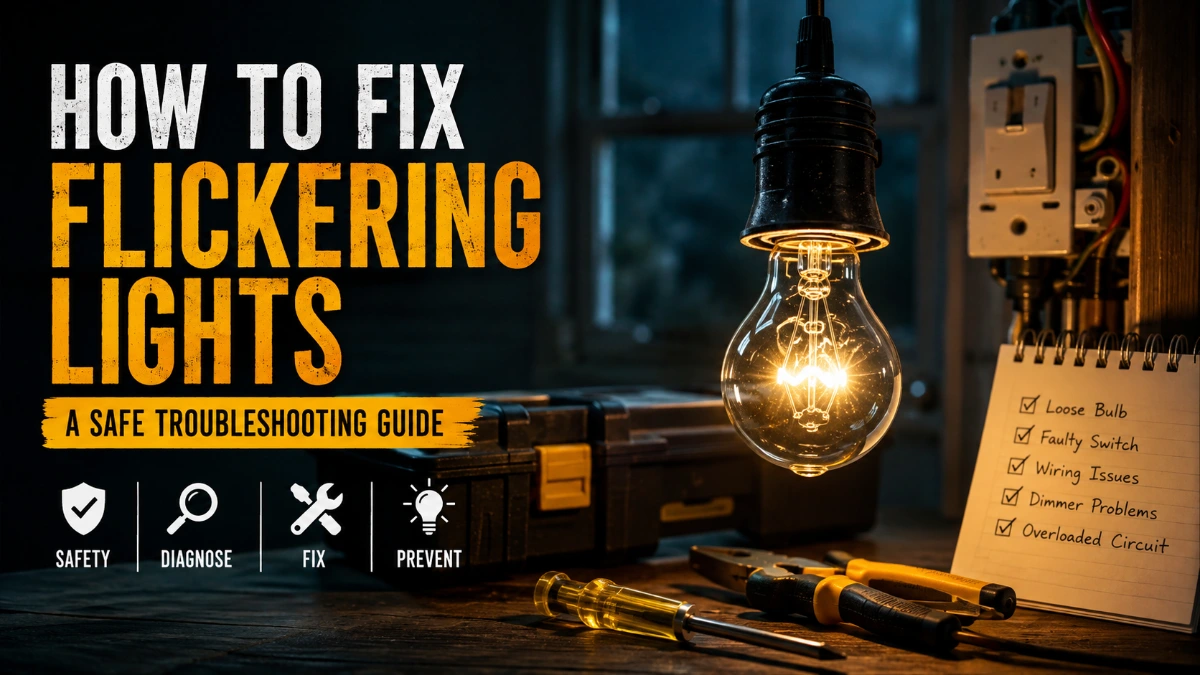 How to Fix Flickering Lights: A Safe Troubleshooting Guide