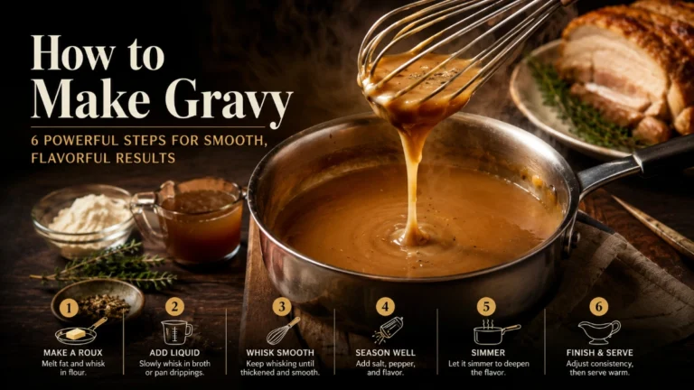 How to Make Gravy: 6 Powerful Steps for Smooth, Flavorful Results