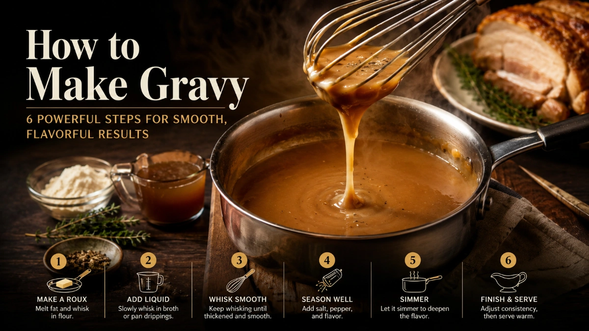 How to Make Gravy: 6 Powerful Steps for Smooth, Flavorful Results