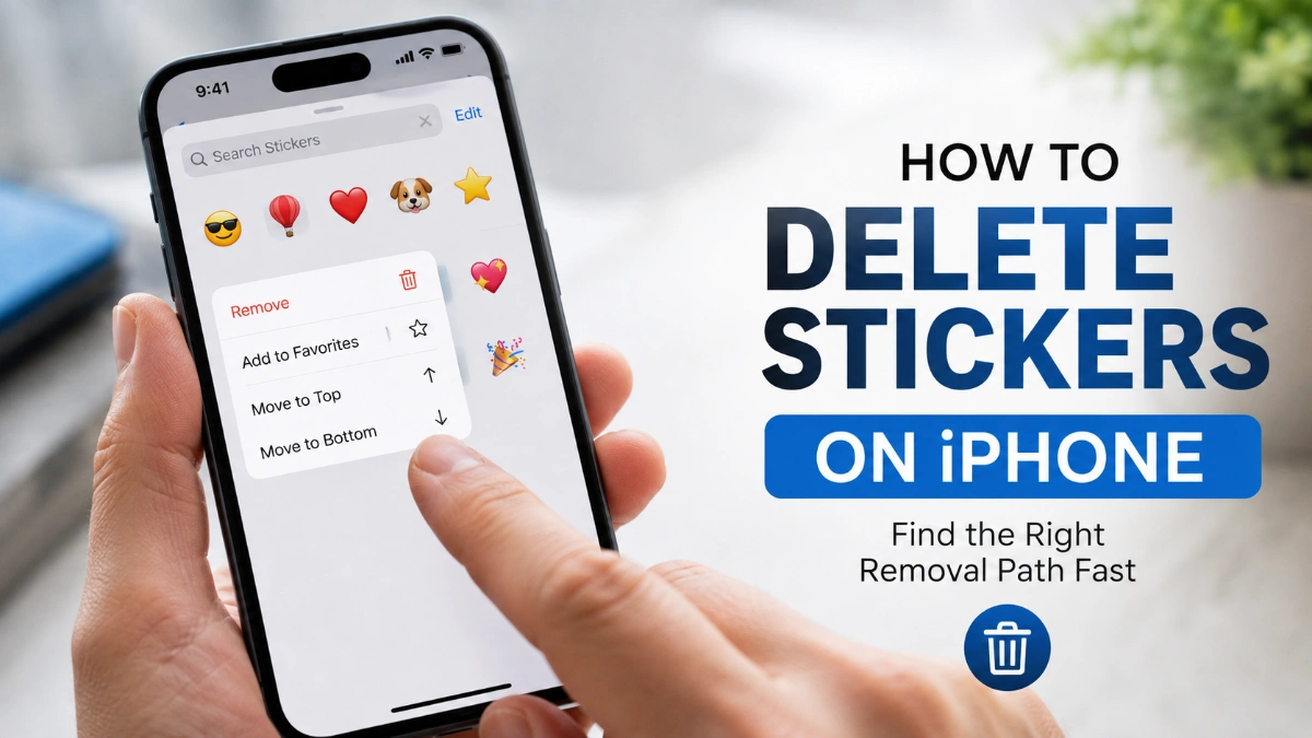 how to delete stickers on iphone: Find the Right Removal Path Fast