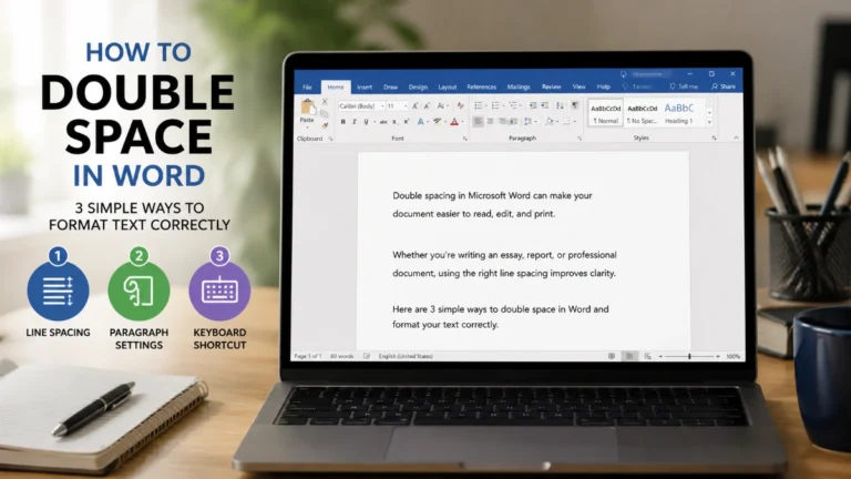 How to Double Space in Word: 3 Simple Ways to Format Text Correctly