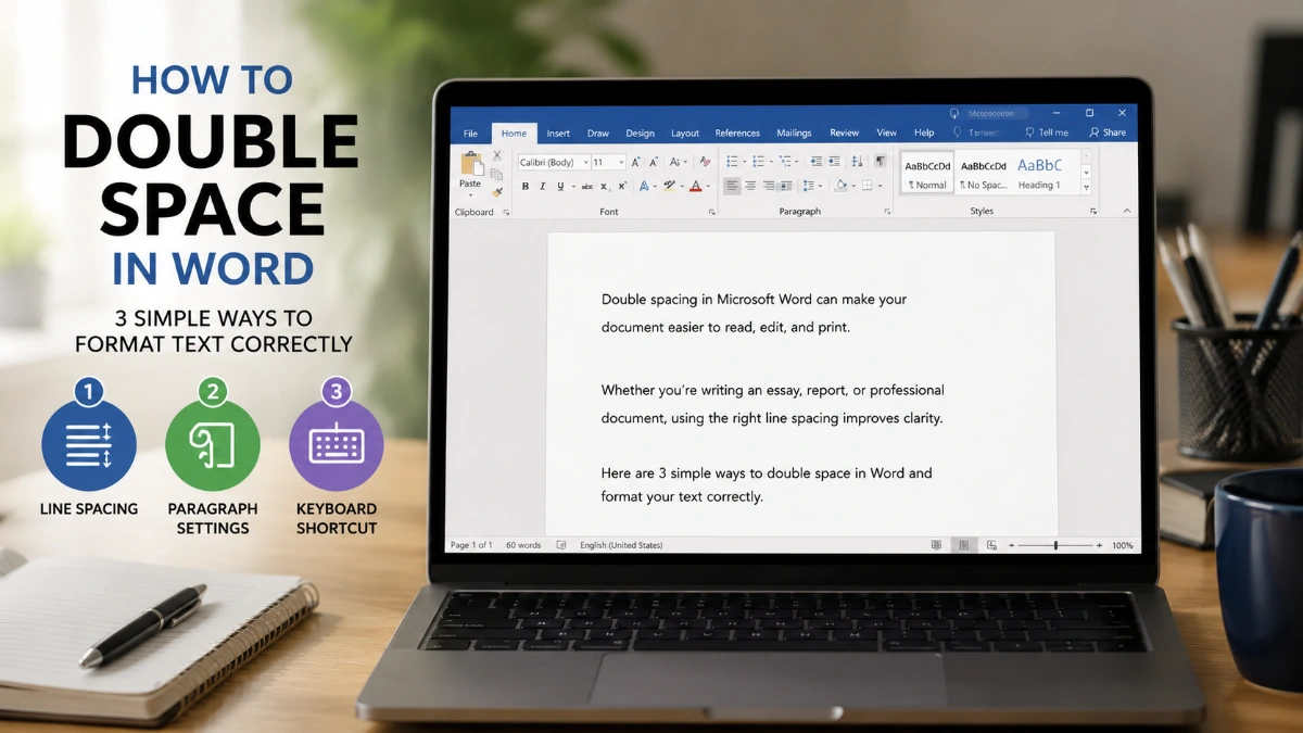 How to Double Space in Word: 3 Simple Ways to Format Text Correctly