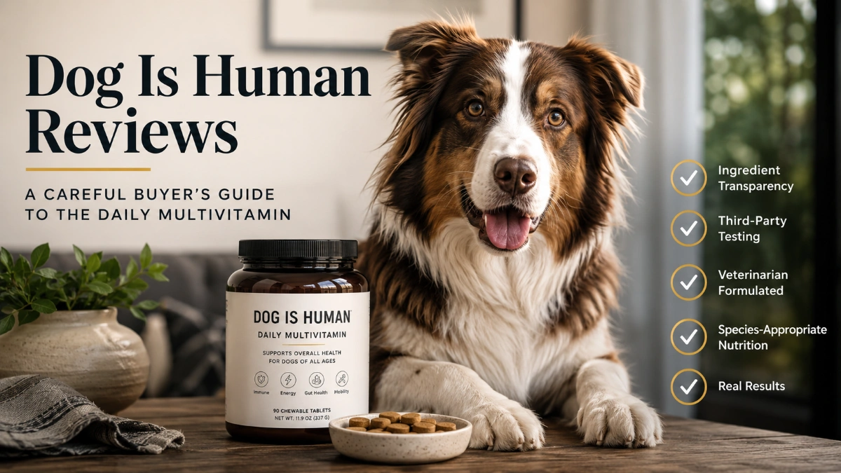 dog is human reviews: A careful buyer’s guide to the daily multivitamin