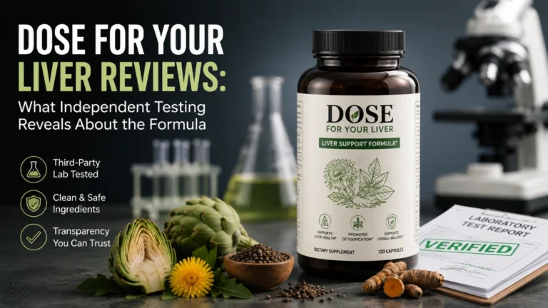 Dose for Your Liver Reviews: What Independent Testing Reveals About the Formula