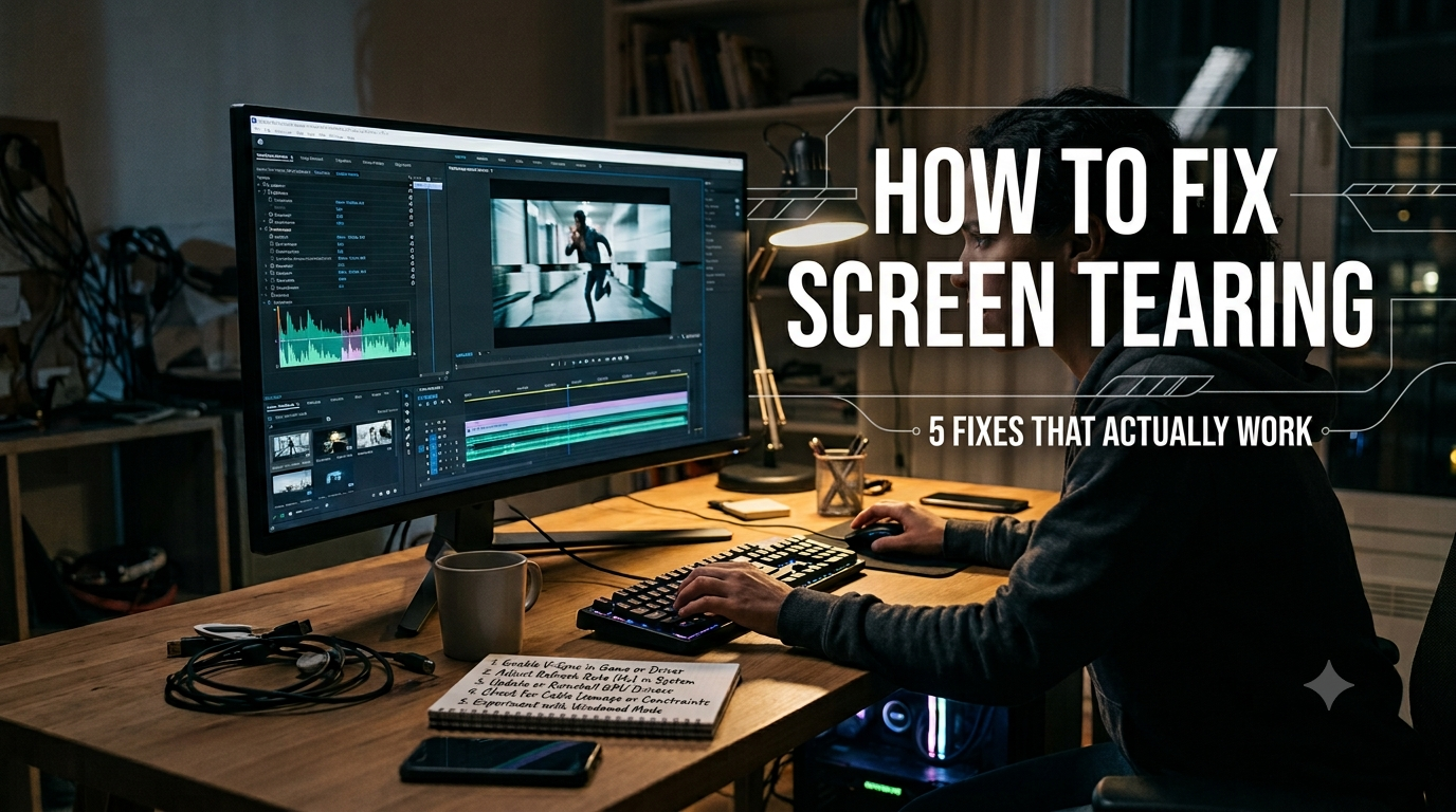 How To Fix Screen Tearing: 5 Fixes That Actually Work