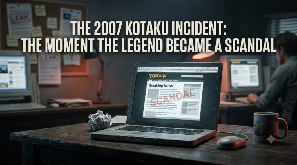 The 2007 Kotaku incident the moment the legend became a scandal